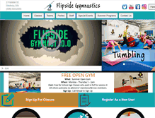 Tablet Screenshot of flipside-gym.com